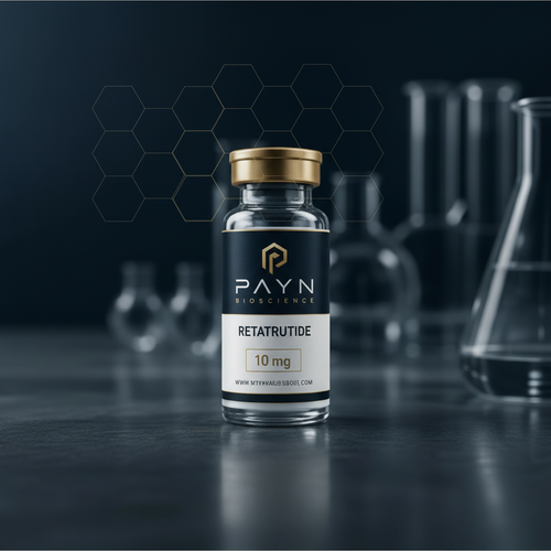 Retatrutide 10mg research compound vial - Payn Bioscience